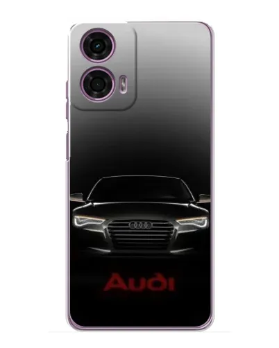 Чехол для Motorola MOTO G24 Power с картинкой «Audi — градиентный контур»