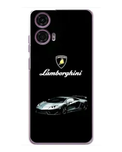 Чехол для Motorola MOTO G24 Power с картинкой «Логотип Lamborghini классика»