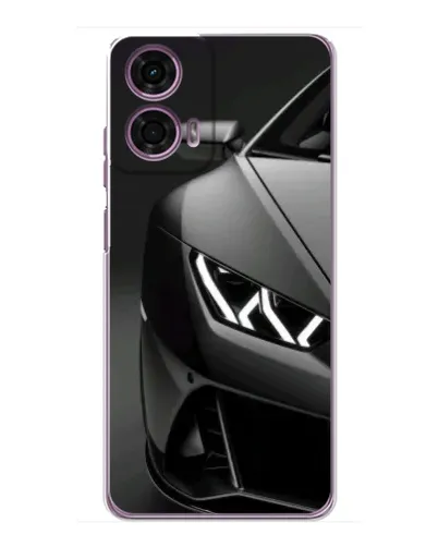 Чехол для Motorola MOTO G24 Power с картинкой «Lamborghini фары детализация»