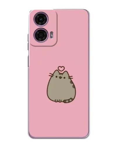 Чехол для Motorola MOTO G24 Power с картинкой «Pusheen сердце» Чехол для Motorola MOTO G24 Power с картинкой «Pusheen сердце»