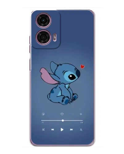 Чехол для Motorola MOTO G24 Power с картинкой «Музыкальный Stitch»