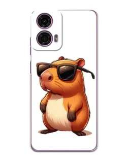 Чехол для Motorola MOTO G24 Power с картинкой «Капибара в очках» Чехол для Motorola MOTO G24 Power с картинкой «Капибара в очках»