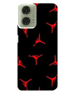 Чехол для Motorola MOTO G24 с картинкой «Jordan Red Pattern» Чехол для Motorola MOTO G24 с картинкой «Jordan Red Pattern»