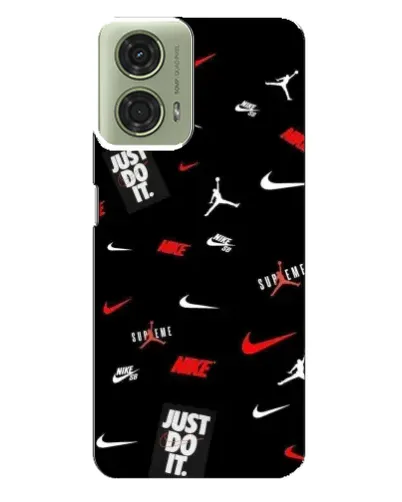 Чехол для Motorola MOTO G24 с картинкой «Nike Mix Pattern»