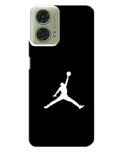 Чехол для Motorola MOTO G24 с картинкой «Jordan Silhouette»