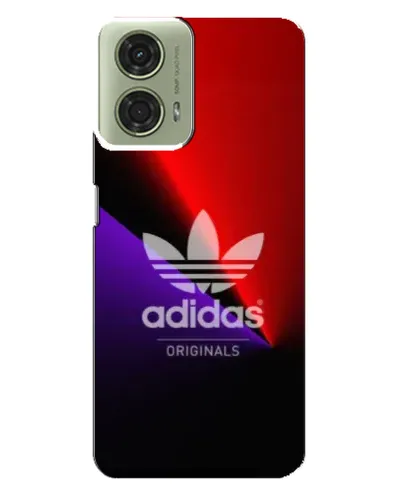 Чехол для Motorola MOTO G24 с картинкой «Adidas Red Neon»
