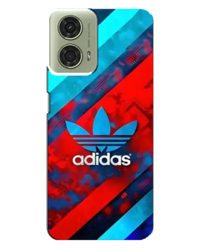 Чехол для Motorola MOTO G24 с картинкой «Абстракция Adidas»