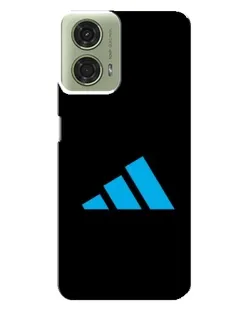 Чехол для Motorola MOTO G24 с картинкой «Adidas Cyan Logo»
