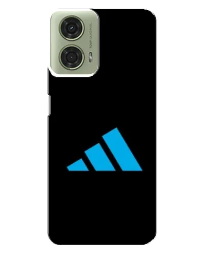 Чехол для Motorola MOTO G24 с картинкой «Adidas Cyan Logo»
