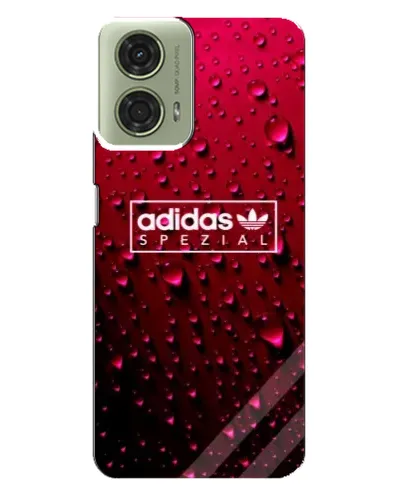 Чехол для Motorola MOTO G24 с картинкой «Adidas Gold Marble»