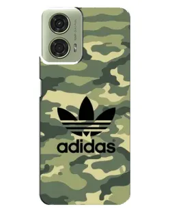 Чехол для Motorola MOTO G24 с картинкой «Милитари стиль Adidas»