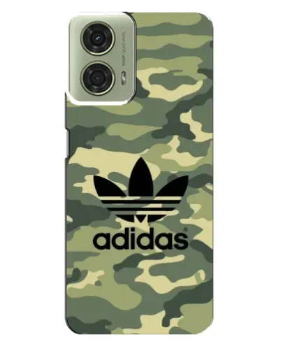Чехол для Motorola MOTO G24 с картинкой «Милитари стиль Adidas»