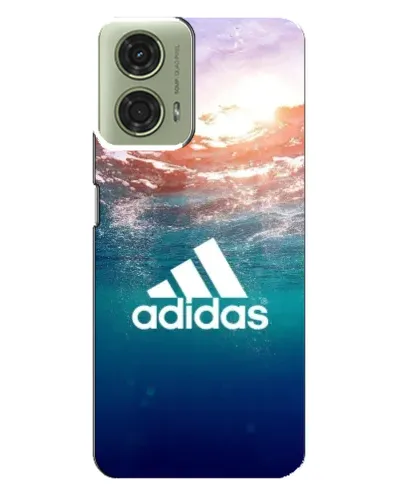 Чехол для Motorola MOTO G24 с картинкой «Океанская глубина адидас»