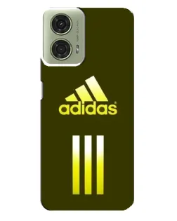 Чехол для Motorola MOTO G24 с картинкой «Оливковый градиент Adidas»