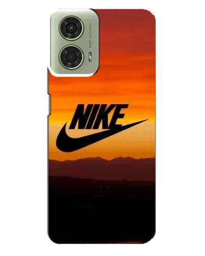 Чехол для Motorola MOTO G24 с картинкой «Nike — вечерний горизонт»