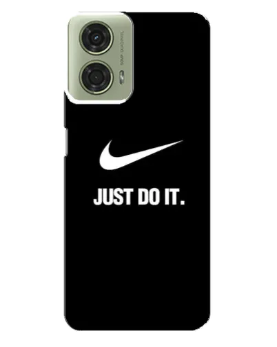 Чехол для Motorola MOTO G24 с картинкой «Классический принт Nike»