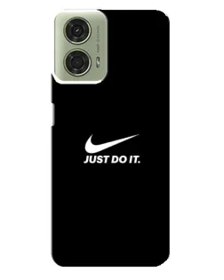 Чехол для Motorola MOTO G24 с картинкой «Минимализм от Nike»