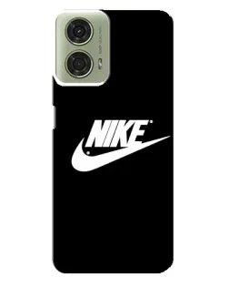 Чехол для Motorola MOTO G24 с картинкой «Мазки краски Nike»