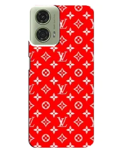 Чехол для Motorola MOTO G24 с картинкой «Яркий паттерн LV»