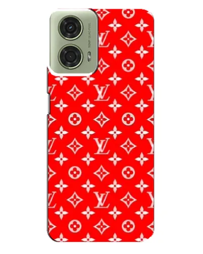 Чехол для Motorola MOTO G24 с картинкой «Яркий паттерн LV»