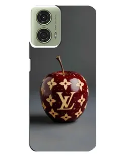 Чехол для Motorola MOTO G24 с картинкой «Красное яблоко LV»