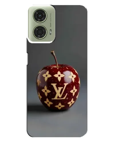 Чехол для Motorola MOTO G24 с картинкой «Красное яблоко LV»