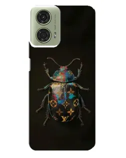 Чехол для Motorola MOTO G24 с картинкой «LV — мраморный принт»