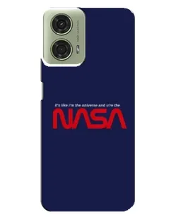 Чехол для Motorola MOTO G24 с картинкой «NASA — глубокий космос»