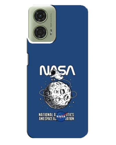 Чехол для Motorola MOTO G24 с картинкой «NASA — лунная миссия» Чехол для Motorola MOTO G24 с картинкой «NASA — лунная миссия»