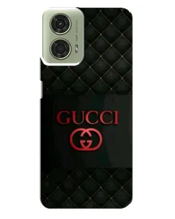 Чехол для Motorola MOTO G24 с картинкой «Gucci — стеганый черный»