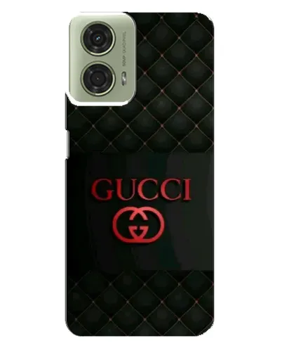 Чехол для Motorola MOTO G24 с картинкой «Gucci — стеганый черный»