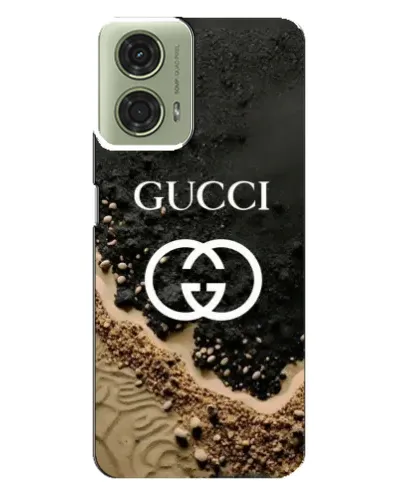 Чехол для Motorola MOTO G24 с картинкой «Gucci — песчаные дюны»