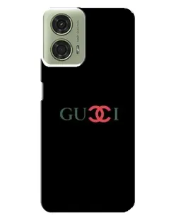 Чехол для Motorola MOTO G24 с картинкой «Gucci — красный градиент»