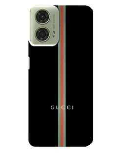 Чехол для Motorola MOTO G24 с картинкой «Gucci — строгая линия»