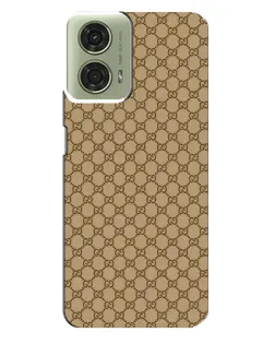 Чехол для Motorola MOTO G24 с картинкой «Gucci — классический беж»