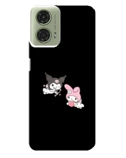 Чехол для Motorola MOTO G24 с картинкой «My Melody и Kuromi»