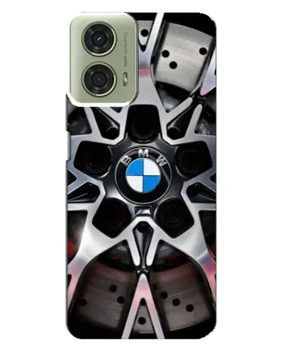 Чехол для Motorola MOTO G24 с картинкой «BMW — деталь диска»