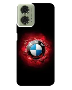 Чехол для Motorola MOTO G24 с картинкой «Логотип BMW — вспышка»