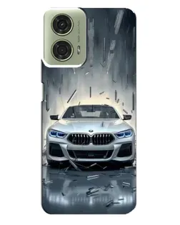 Чехол для Motorola MOTO G24 с картинкой «BMW в свете фар»