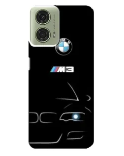 Чехол для Motorola MOTO G24 с картинкой «Минималистичный принт BMW M3»