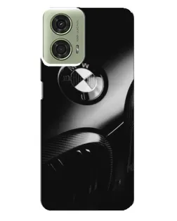 Чехол для Motorola MOTO G24 с картинкой «Эмблема BMW — макро»