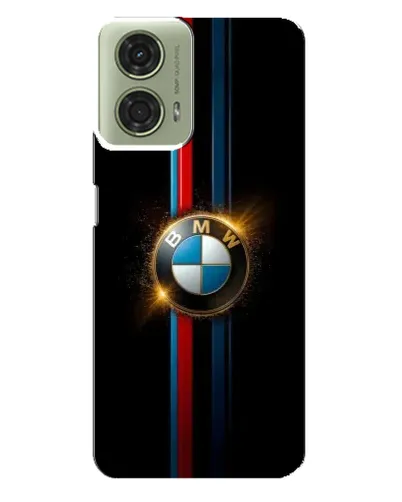 Чехол для Motorola MOTO G24 с картинкой «BMW M-Power неон»
