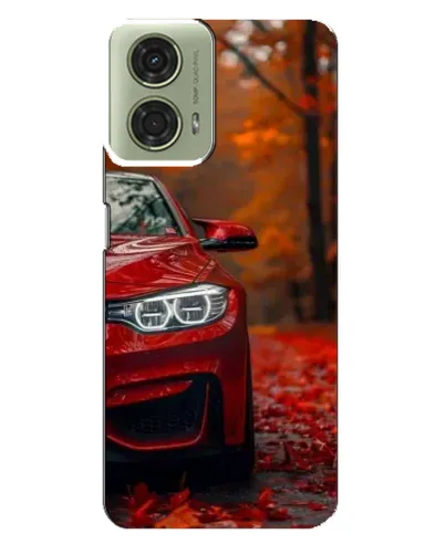 Чехол для Motorola MOTO G24 с картинкой «Осенняя BMW M4»