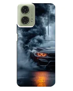 Чехол для Motorola MOTO G24 с картинкой «BMW M-Power — абстракция»