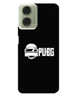 Чехол для Motorola MOTO G24 с картинкой «PUBG — классический лого»