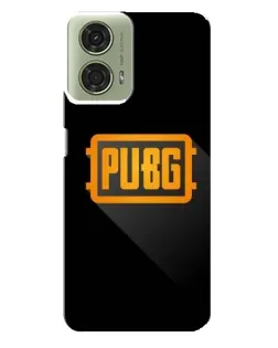 Чехол для Motorola MOTO G24 с картинкой «PUBG — рамка лого»