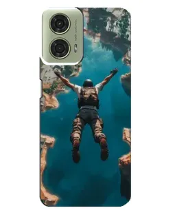 Чехол для Motorola MOTO G24 с картинкой «PUBG — свободное падение»