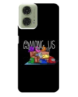 Чехол для Motorola MOTO G24 с картинкой «Логотип Among Us» Чехол для Motorola MOTO G24 с картинкой «Логотип Among Us»