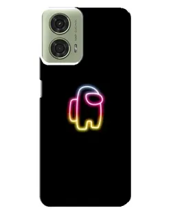 Чехол для Motorola MOTO G24 с картинкой «Among Us градиент»