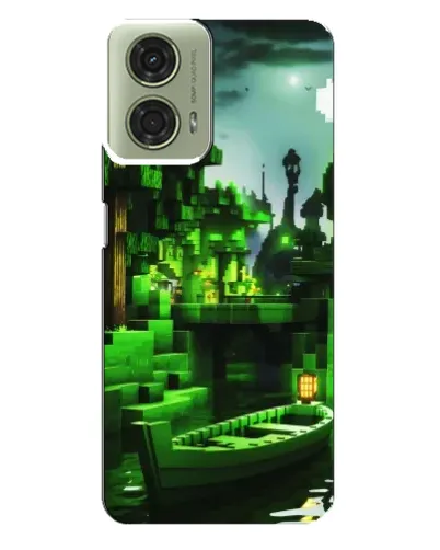 Чехол для Motorola MOTO G24 с картинкой «Minecraft лесной пейзаж» Чехол для Motorola MOTO G24 с картинкой «Minecraft лесной пейзаж»